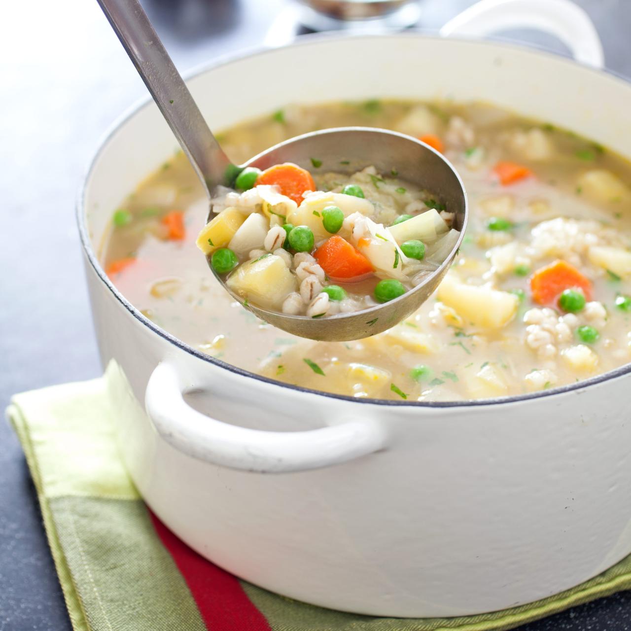 Warm Up With A Bowl Of Vegan Farmhouse Vegetable Soup - Cook Eat Delicious