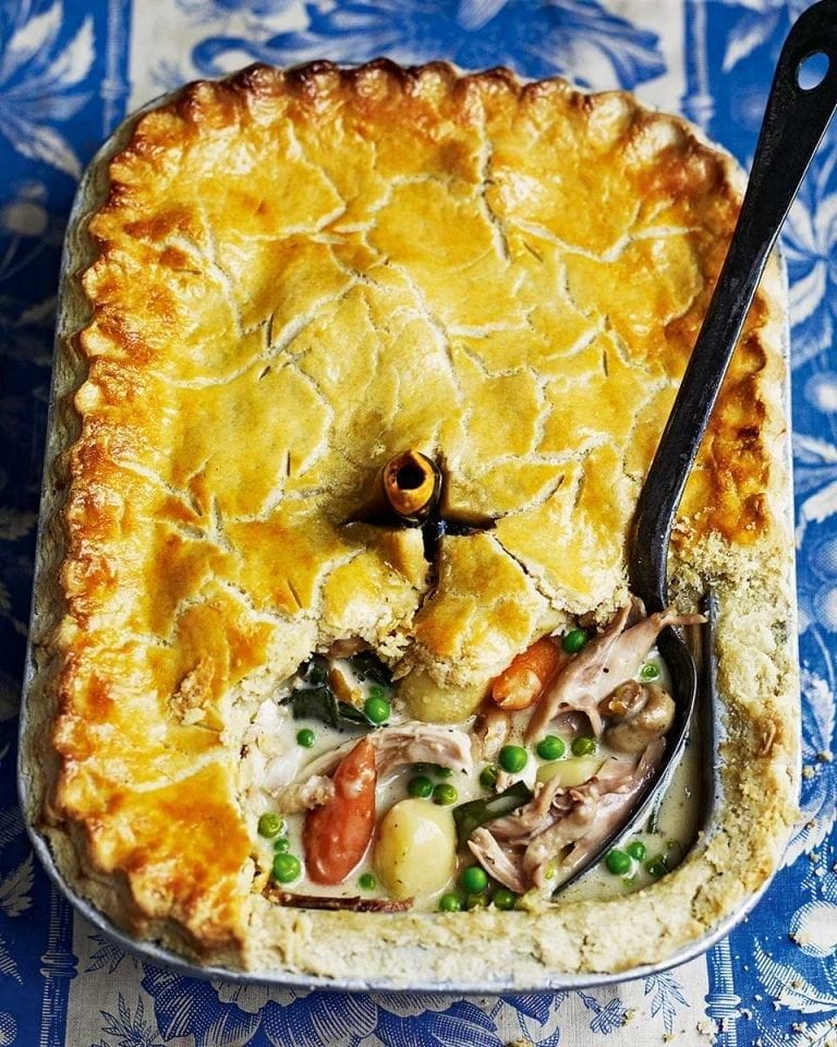 Chicken and vegetable pot pie recipe