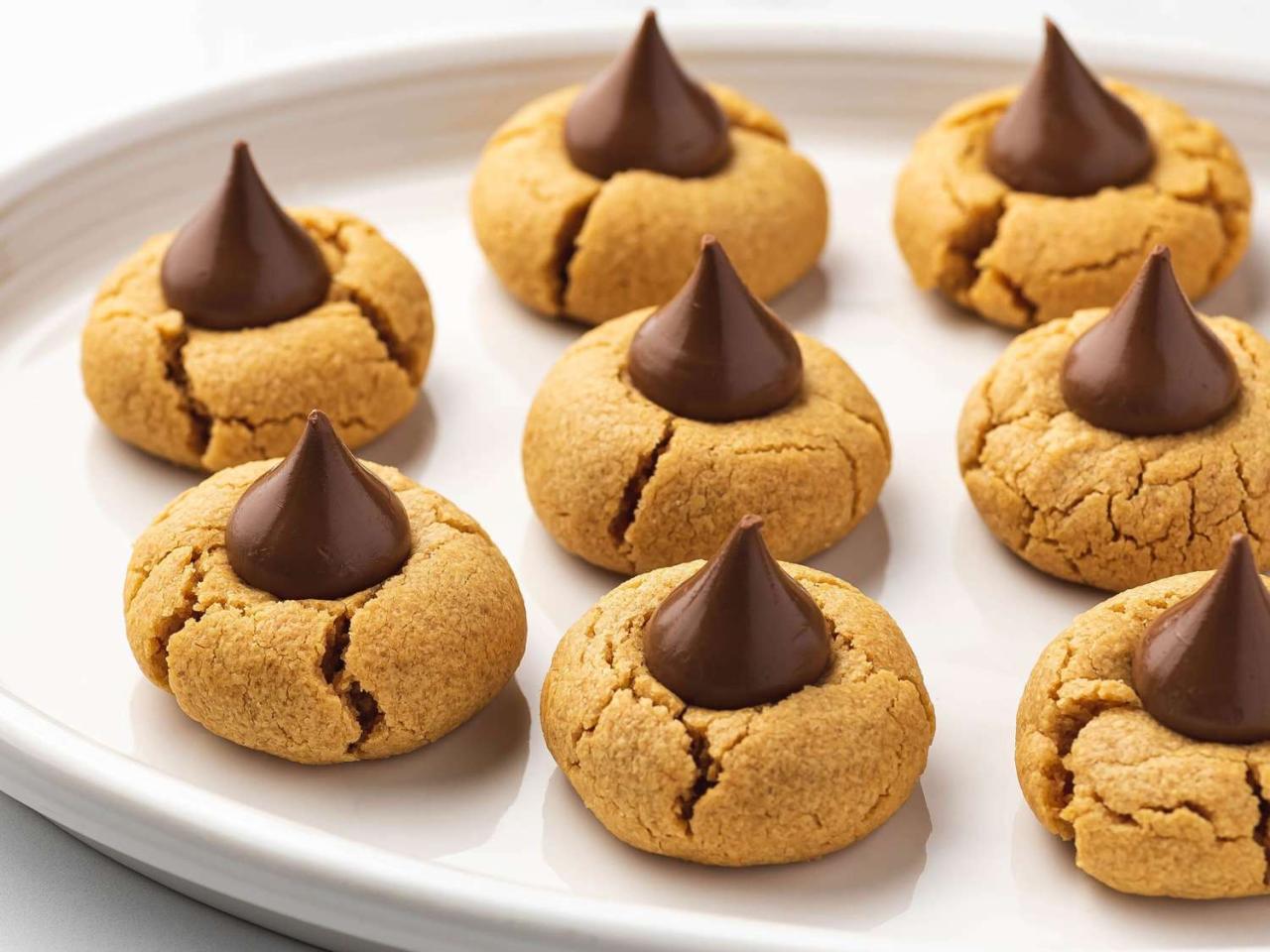 Easy Chewy Peanut Butter Hershey’s Kiss Blossoms Cookies Recipe Cook