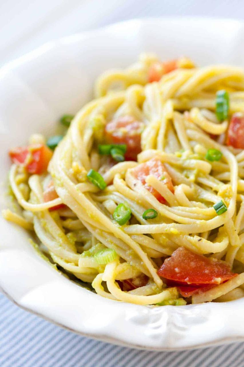 Quick and Easy Avocado Pasta