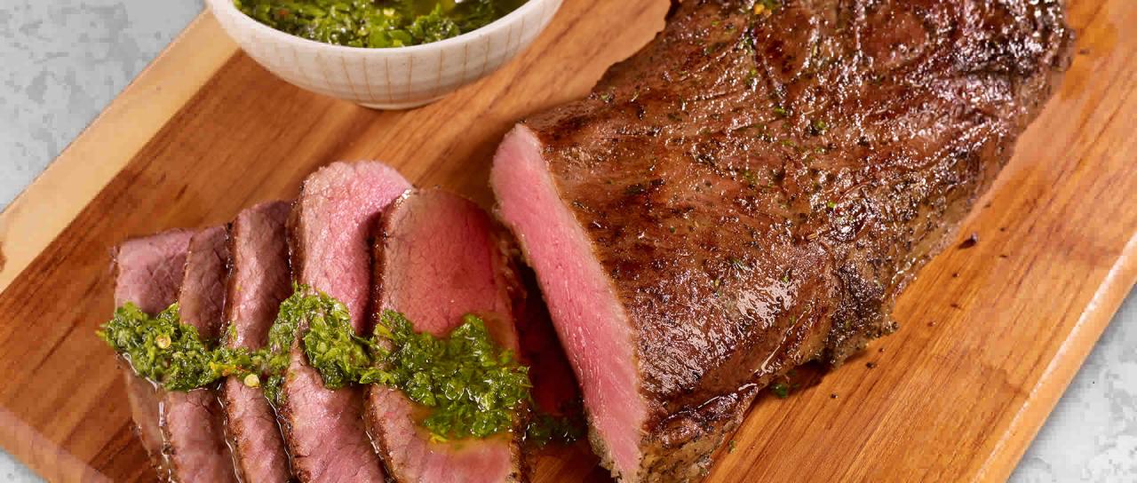 Tri-Tip with Chimichurri Sauce 