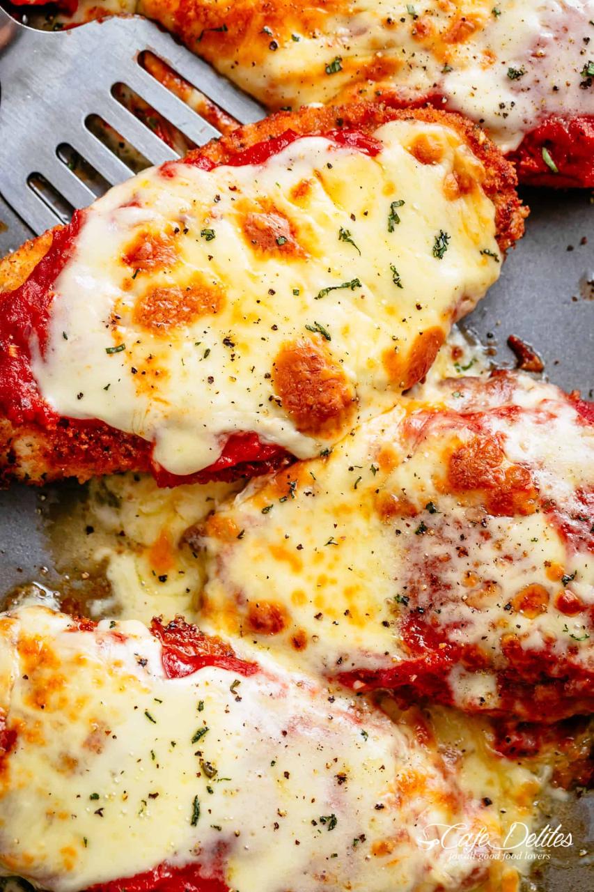 The Best Crispy Chicken Parmesan