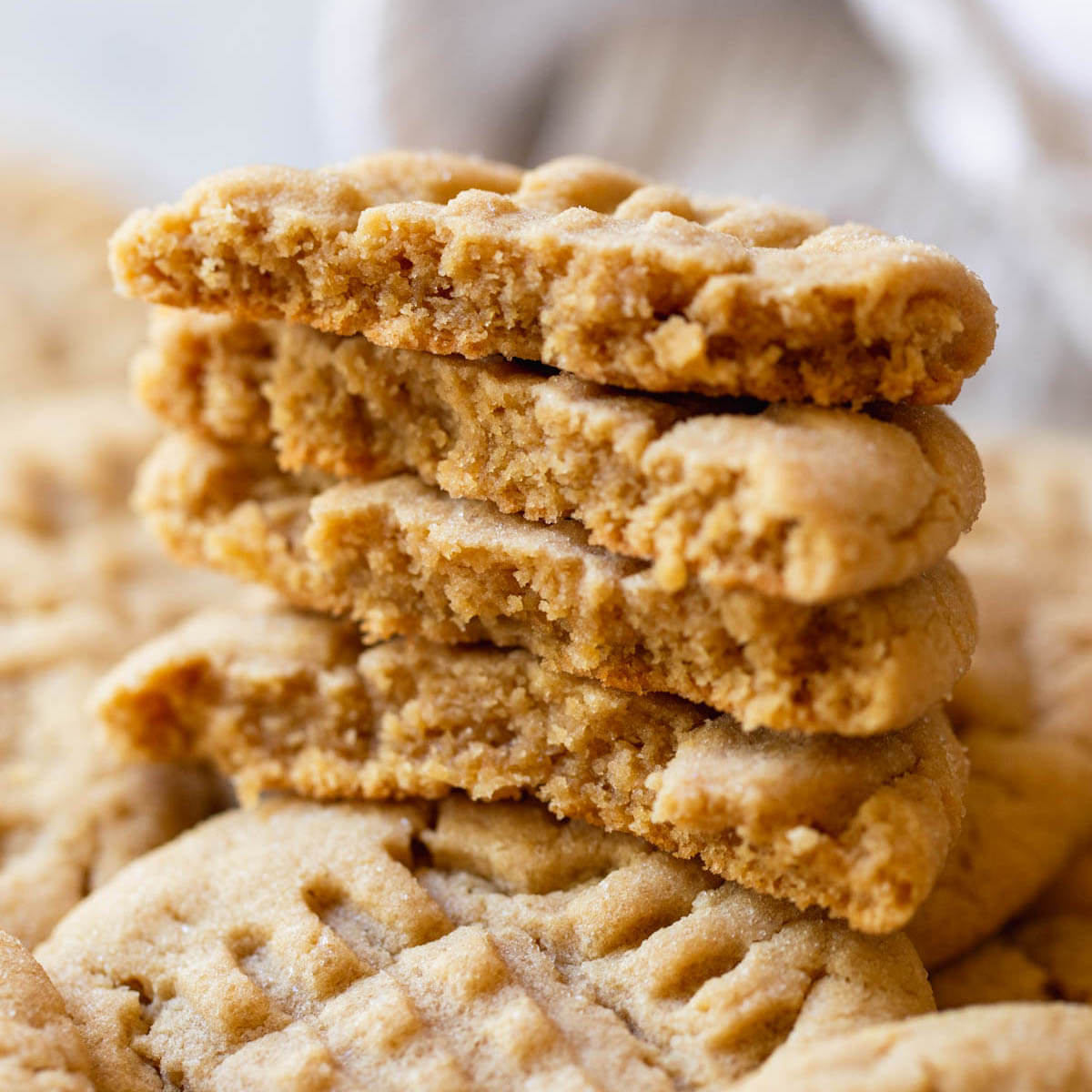 Soft Peanut Butter Cookies 