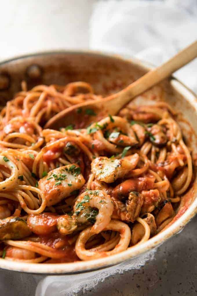 Seafood Spaghetti Marinara