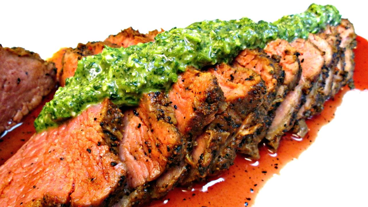 Grilled Tri-Tip with a Zesty Chimichurri Sauce - Perfect for Summer BBQs!