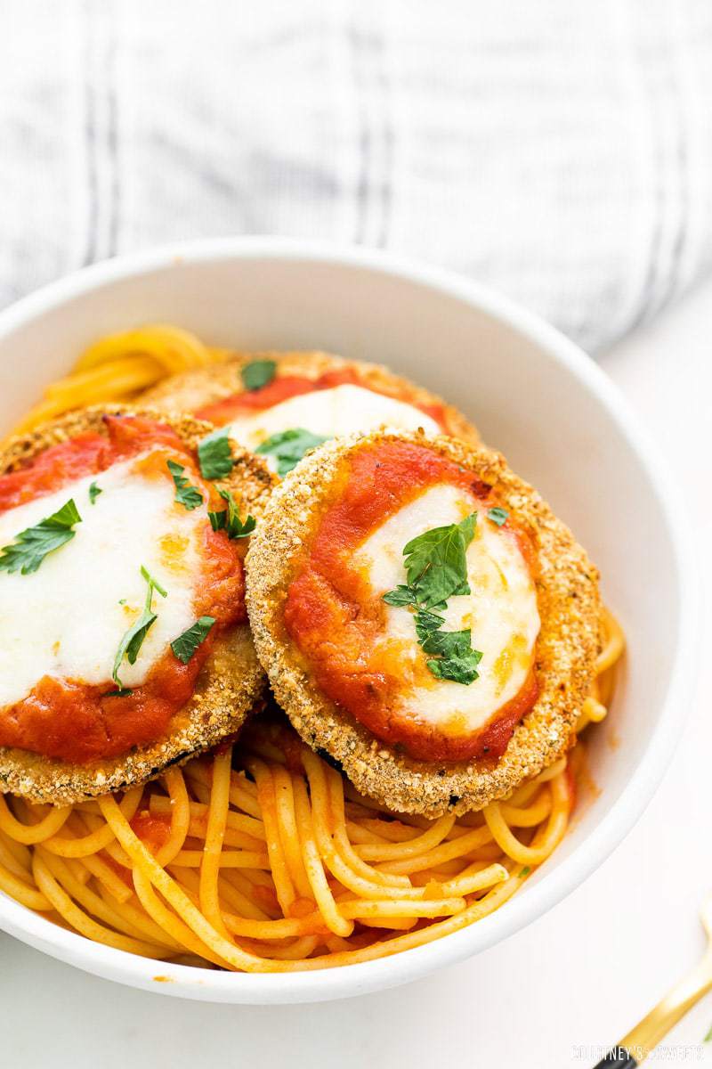 Air Fryer Eggplant Parmesan 