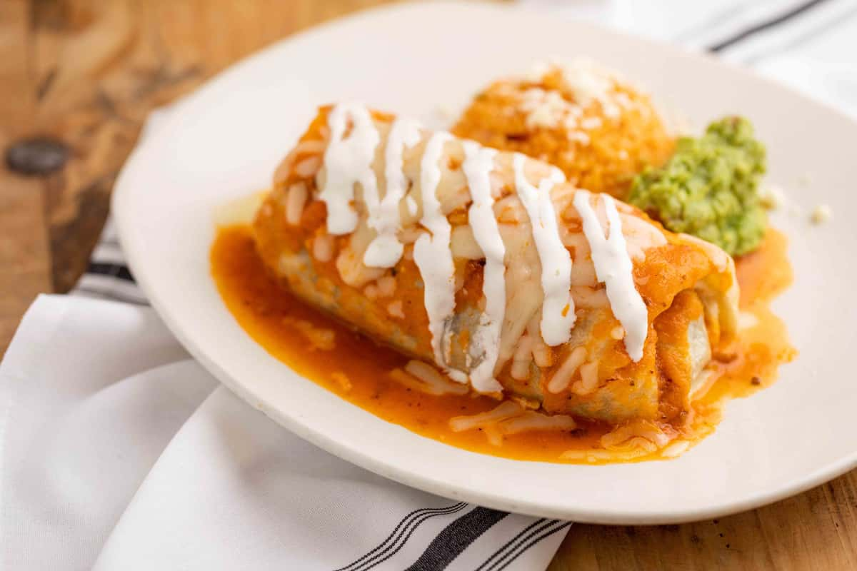 Indulge in Richmond's Portumex Burrito Mojado