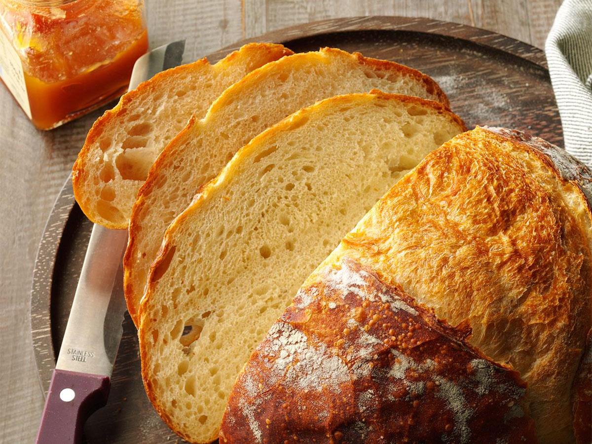 Crusty Homemade Bread Recipe