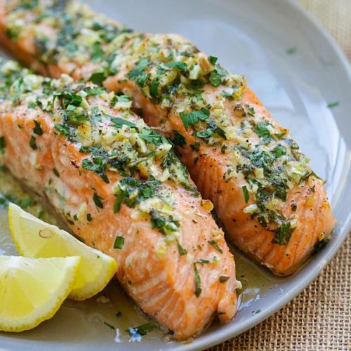 A Quick and Delicious Recipe for Herb and Lemon Salmon - Cook Eat Delicious