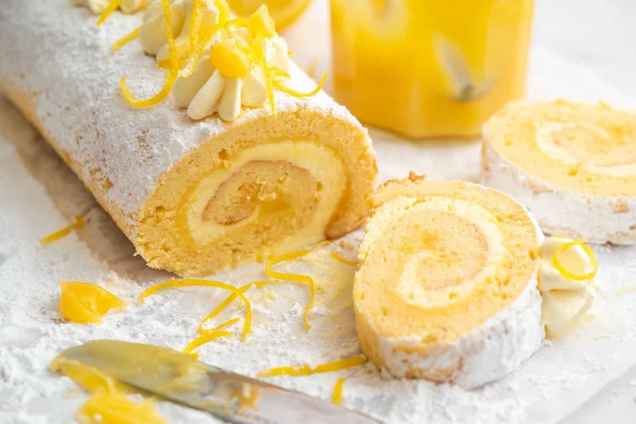 Gluten-free Lemon Swiss Roll Recipe (dairy-free option)