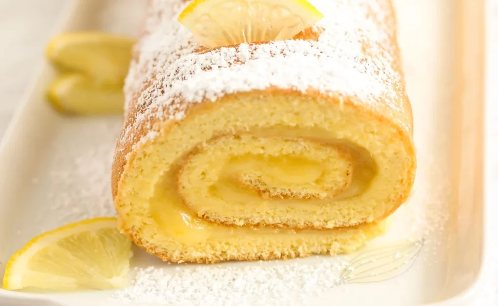 The Best Lemon Roll Cake