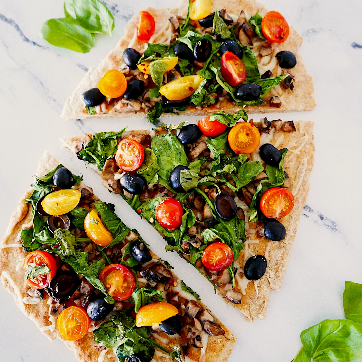 How To Make Vegan Flatbread Pizza 