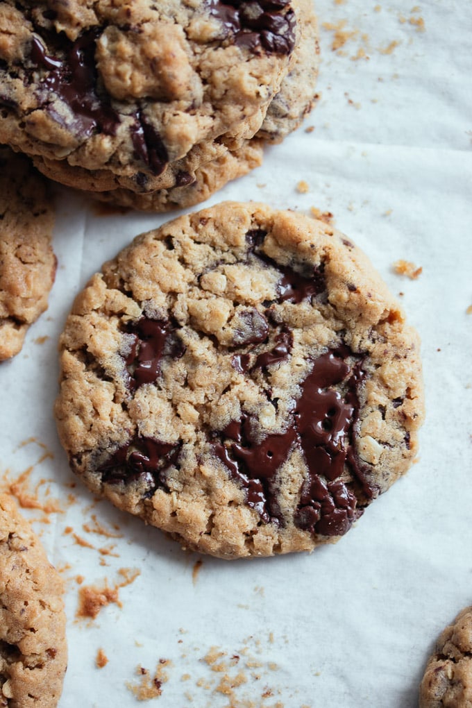 Peanut Butter Oatmeal Chocolate Chip Cookies