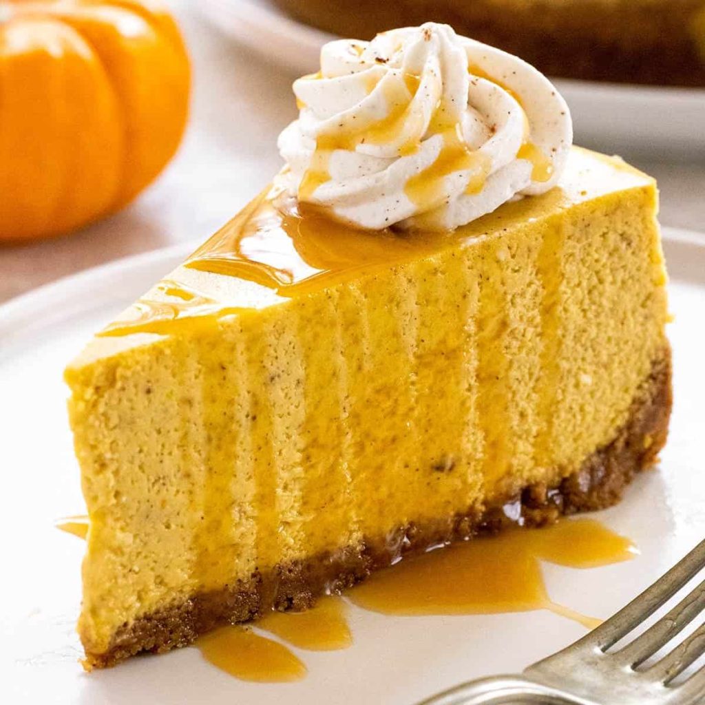 Pumpkin Cheesecake with Graham Cracker Crust