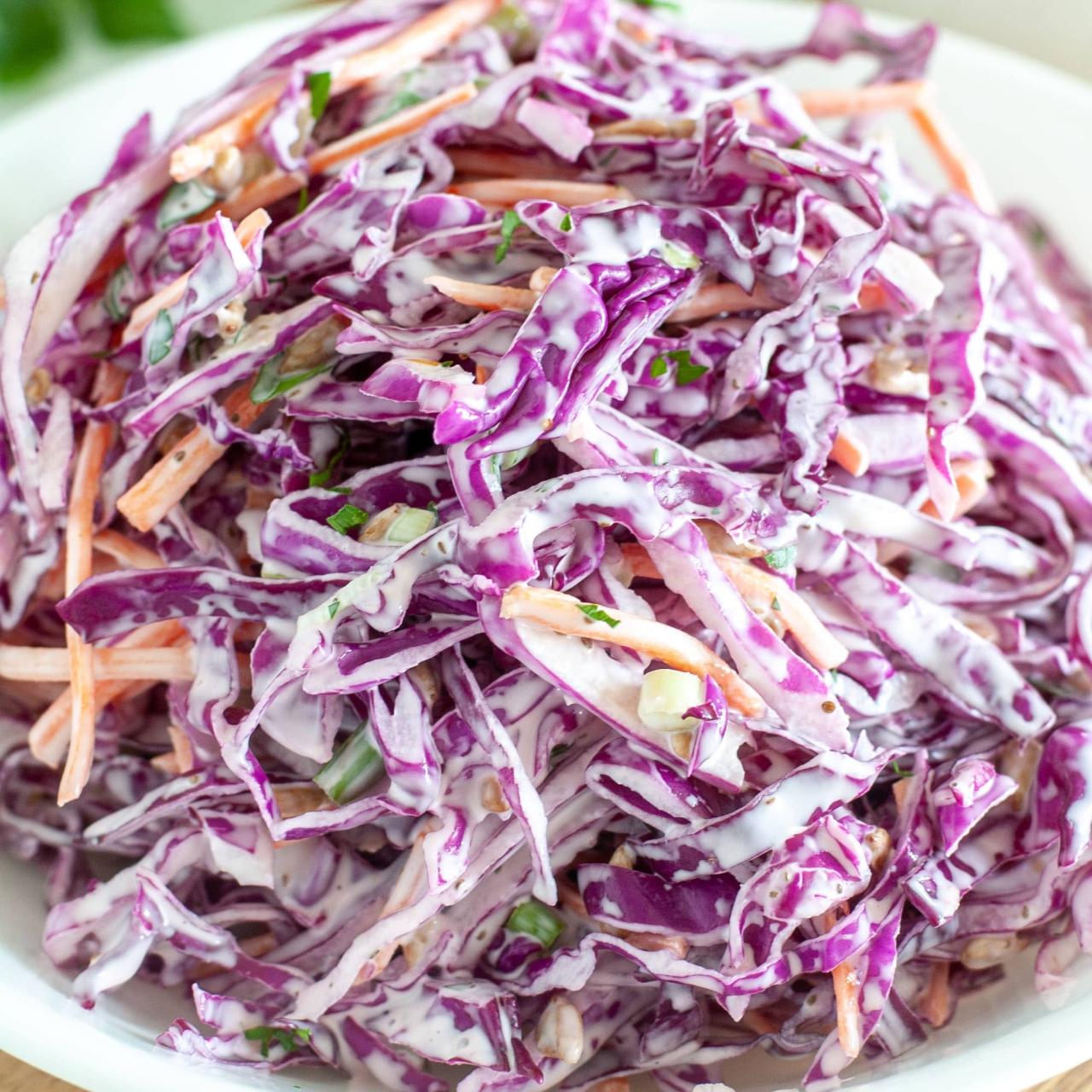 Red Cabbage Slaw 