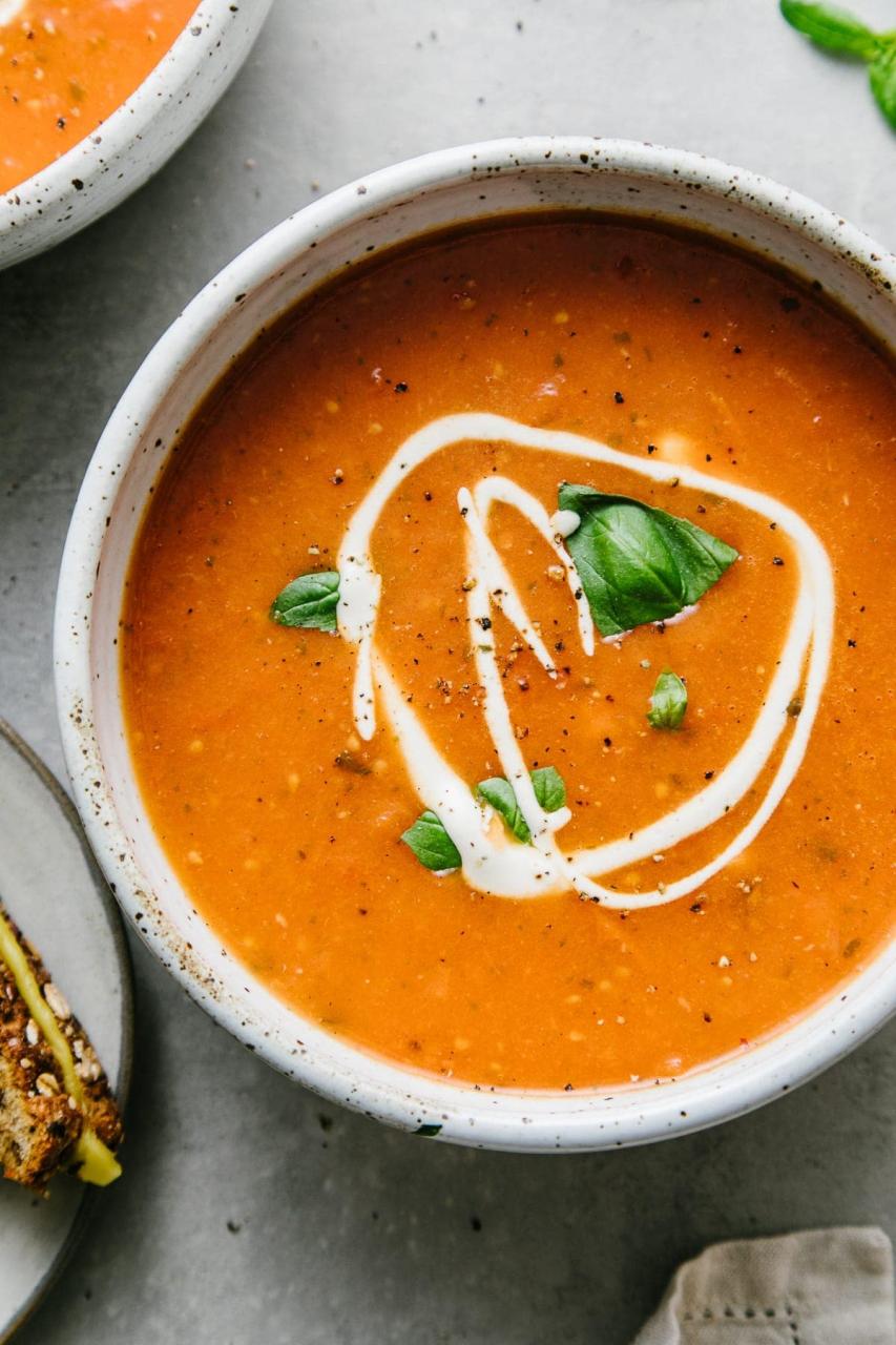 Homemade Tomato Basil Soup (Easy + Vegan) - The Simple Veganista