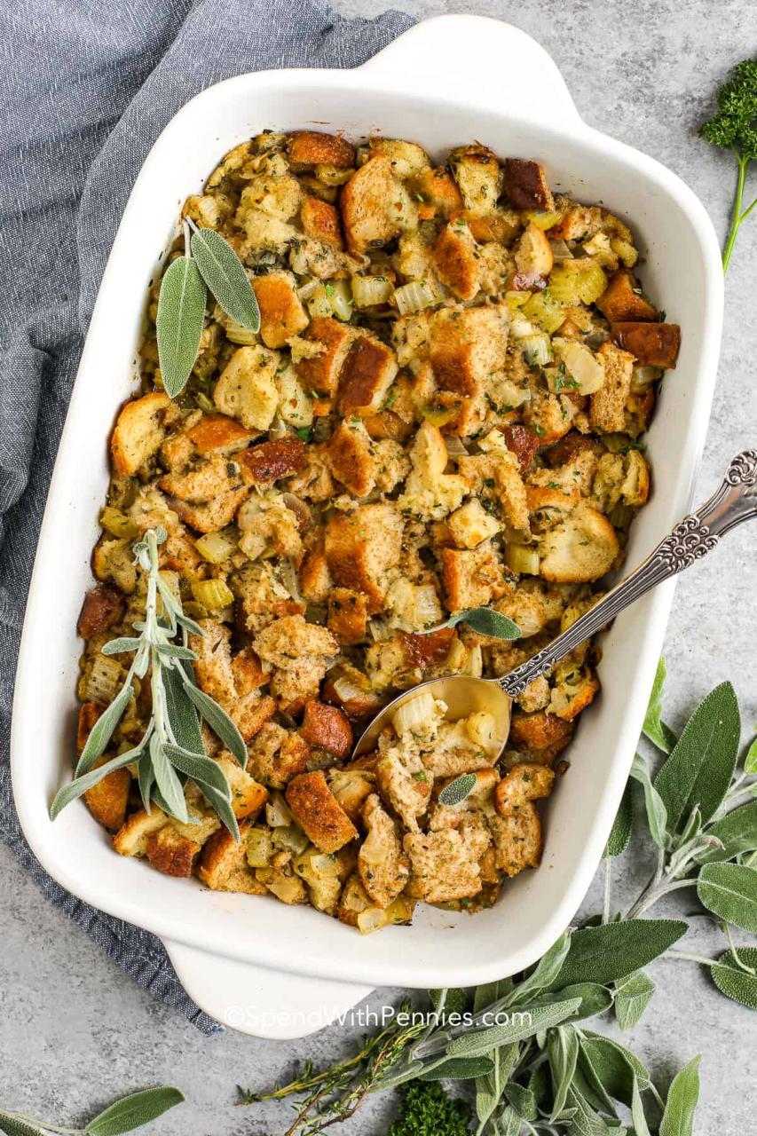 Easy Stuffing Recipe - Spend With Pennies