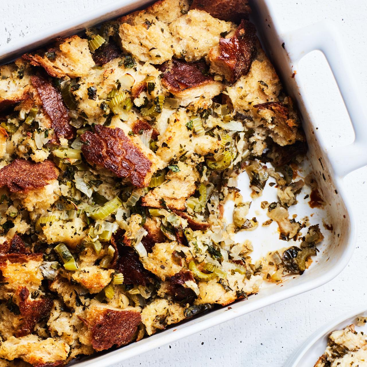 Simple Classic Stuffing Recipe | Epicurious